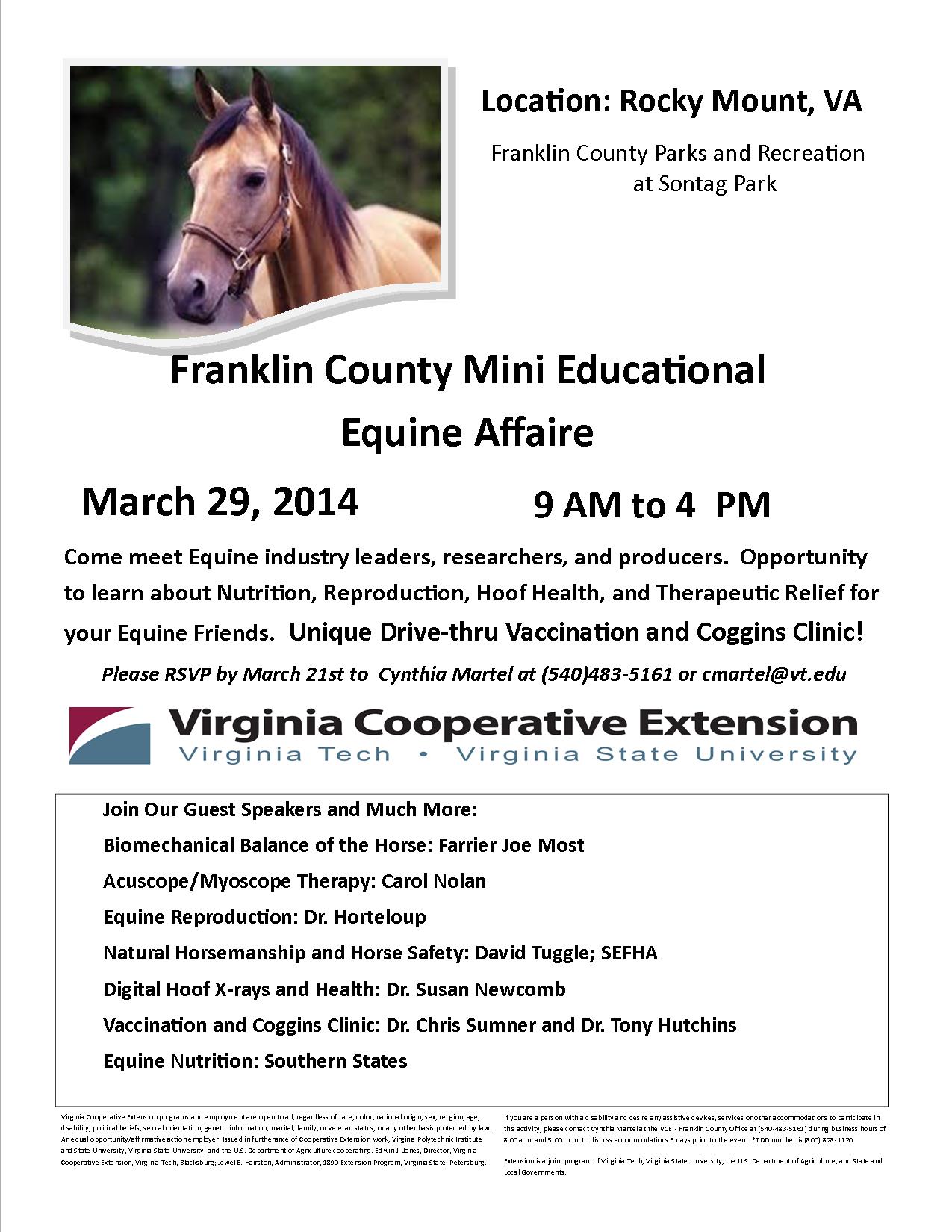 2014 Franklin County Mini Educational Equine Affaire