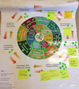 VCE Model of Community, Local, Regional Food Systems - a work in progress from the CLRFS Forum.